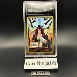 TAG MINT 9 (930) DON !! Card Gold Frame Hawk-Eyes Mihawk ONE PIECE Card Game JPN - Image 1