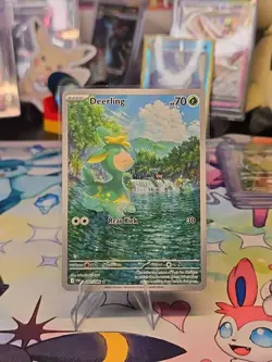 Pokemon TCG Deerling White Flare #091/086 English Illustration Rare Card 2025 NM - Image 2