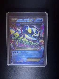 Primal Kyogre EX MEGA (55/160) - Primal Clash Holo Rare 2014 Pokemon Card - Image 1