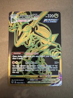 Pokemon TCG Rayquaza VMAX Holo Ultra Rare Card TG29/TG30 - Image 1