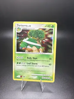 Pokemon TCG Torterra Holo Rare Card 17/130 Diamond and Pearl Base Set - Image 1