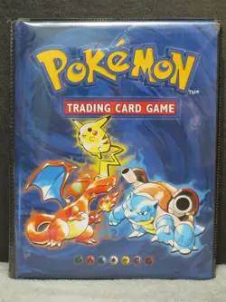 1999 Pokemon Wizards of the Coast 4 Pocket Ultra Pro Album with 99 Pokemon Cards - Image 1