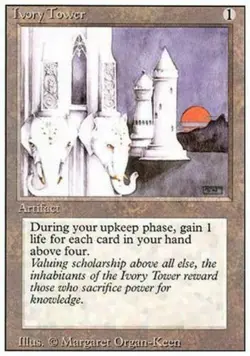 Ivory Tower ~ Revised MTG LP - Image 1