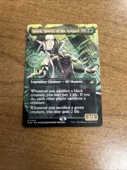 Savra, Queen of the Golgari (Anime Borderless) Ravnica Remastered Regular NM-M - Image 1