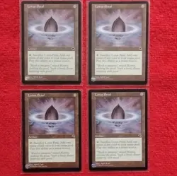 Magic: The Gathering Lotus Petal x4 Artifact Regular Wizards of the Coast - Image 1