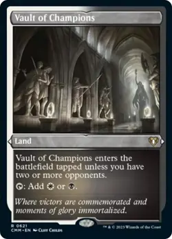 Vault of Champions (Foil Etched) [Commander Masters] Foil Near Mint - Image 1