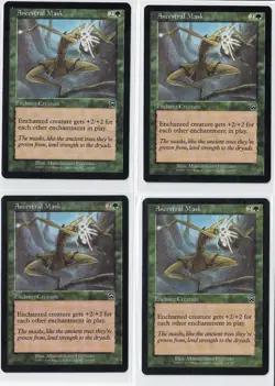 Ancestral Mask - QTY 4 - Mercadian Masques - Magic The Gathering - MTG - Image 1