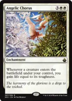MTG Angelic Chorus, NM-Mint, English Battlebond - Image 1
