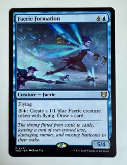 x1 Faerie Formation R MTG Commander: Wilds of Eldraine M/NM, English - Image 1