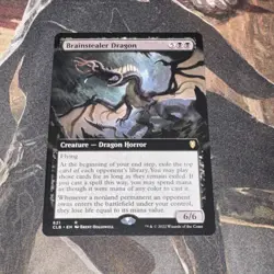 Brainstealer Dragon X1 Mtg Baldur’s Gate Commander Nm Extended Art - Image 1