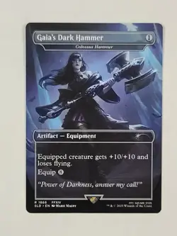 Gaia's Dark Hammer - Colossus Hammer Secret Lair Drop Regular - Image 1