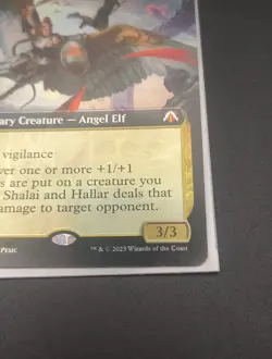 MTG FOIL Shalai and Hallar Extended Art - March of the Machine Commander #096 - Image 5