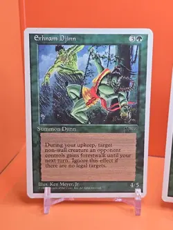 🟢🟢🟢 (4) 1995 Magic The Gathering CHRONICLES ERHNAM DJINN PLAYED 🟢🟢🟢2 - Image 2