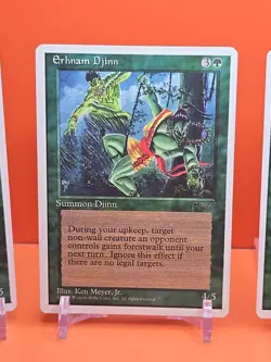 🟢🟢🟢 (4) 1995 Magic The Gathering CHRONICLES ERHNAM DJINN PLAYED 🟢🟢🟢2 - Image 3