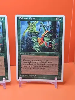 🟢🟢🟢 (4) 1995 Magic The Gathering CHRONICLES ERHNAM DJINN PLAYED 🟢🟢🟢2 - Image 5