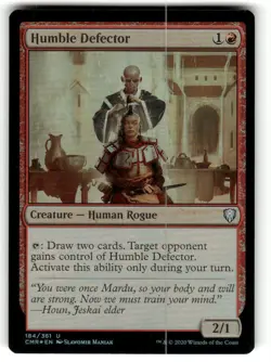 FOIL MTG NM Humble Defector Commander Legends Regular - Image 1