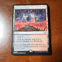 Blazemire Verge - DSK 0256 - NM - MTG Magic Land Rakdos FOIL - Image 1