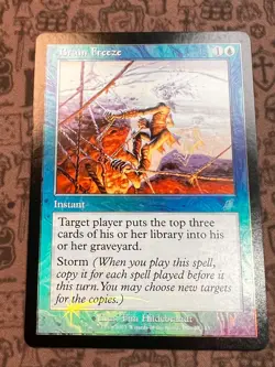 Magic MTG Scourge FOIL Brain Freeze NEAR MINT NM - Image 1