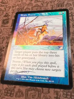 Magic MTG Scourge FOIL Brain Freeze NEAR MINT NM - Image 3