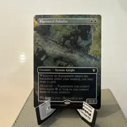Puresteel Paladin (Borderless) Commander Masters Foil - Image 1