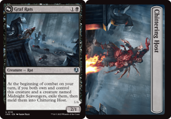 1x Graf Rats // Chittering Host - Foil MTG Innistrad Remastered NM Magic Foil - Image 1