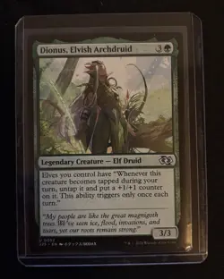 Dionus Elvish Archdruid MTG Foundations Jumpstart NM Anime - Image 1