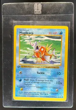 1999 Pokemon 1st Edition Magikarp Shadowless #35/102 - Image 1