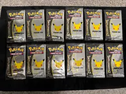 Pokemon TCG Celebrations 25th Booster Packs Lot of (12) - NEW/SEALED - SHIPS NOW - Image 1