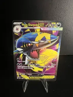 Pokemon Mega Sharpedo EX 113/094 Phantasmal Flames Full Art Holo Ultra Rare - Image 1