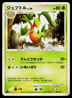 GROVYLE 003/017 ARCEUS LV.X DECK: GRASS AND FIRE JAPANESE POKEMON TCG - Image 1