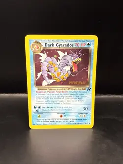 Pokemon Vintage Dark Gyarados 8/82 Holo Team Rocket Prerelease Promo WOTC AT - Image 3
