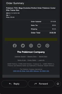 Presale - Pokemon TCG: Perfect Order Pokemon Center Elite Trainer Box ETB -3/27 - Image 2