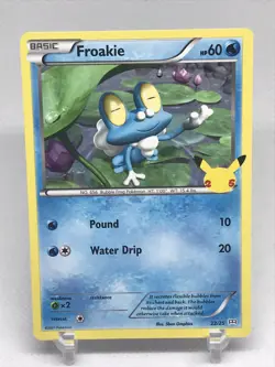 Froakie 22/25 Non Holo - 2021 Pokemon 25th Anniversary McDonalds Promo - Image 1
