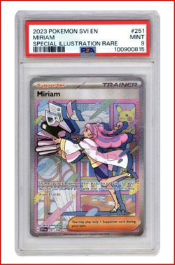 2023 Pokemon Scarlet Violet Miriam 251/198 SIR Full Art PSA 9 MINT - Image 1