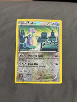 Pokemon TCG Audino Dragons Exalted 108/124 Reverse Holo Uncommon - Image 1