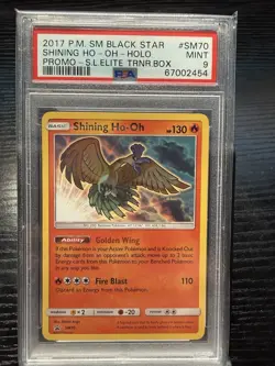 2017 Pokemon Shinning Ho-Oh SM70 Holo Promo PSA 9 MINT-Shinning Legends - Image 1