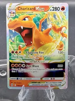 Charizard VSTAR 018/172 Ultra Rare Brilliant Stars Pokemon TCG Sword Shield NM - Image 1