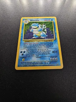 Blastoise 002/102 Base Set Holo Rare Pokemon TCG Wotc Original Set - Image 2