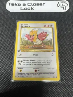 Spearow 1st Edtion Jungle Regular Pokemon 62/64 - EX - Image 2