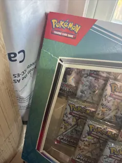 Pokemon Prismatic Evolution Lucario Ex& Tyranitar Ex Premium Collection Box New - Image 2