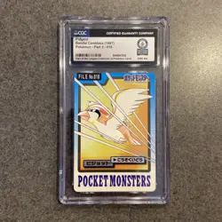 Pokemon World Record Slab Pidgeot 1997 CGC One Of A Kind Gray Collection Bandai - Image 1