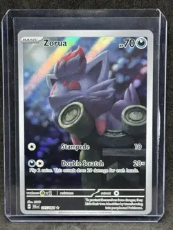 Zorua Illustration Rare Pokemon Sfa En-Shrouded Fable 075/064 - Image 1