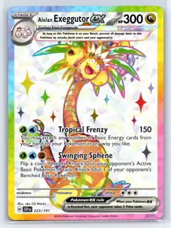 Alolan Exeggutor ex 225/191 - Pokemon Surging Sparks - Ultra Rare - NM - Image 1