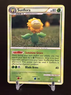 Pokemon Sunflora 31/123 HeartGold SoulSilver Rare NM - Image 1