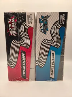 Sealed Pokemon Scarlet & Violet White Flare & Black Bolt Booster Bundle Display - Image 3