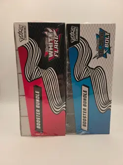 Sealed Pokemon Scarlet & Violet White Flare & Black Bolt Booster Bundle Display - Image 5