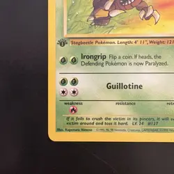 Pokemon Vintage 1st Edition Non-holo Pinsir Jungle Set 25/64 Wotc 1999 - Image 5