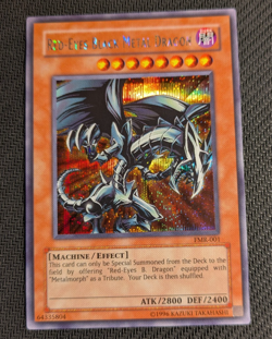 Yugioh Red-Eyes Black Metal Dragon FMR-001 Secret Rare VLP/NM! - Image 1