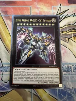 Yu-Gi-Oh! Divine Arsenal AA-Zeus - Sky Thunder OP18-EN002 Ultimate Rare NM - Image 1