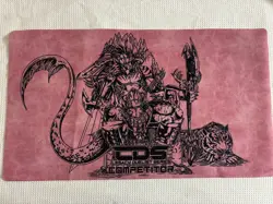 Yugioh LDS Yggdrasil Gladiator Beast Heraklinos Playmat Competitor Pink VeryRare - Image 1